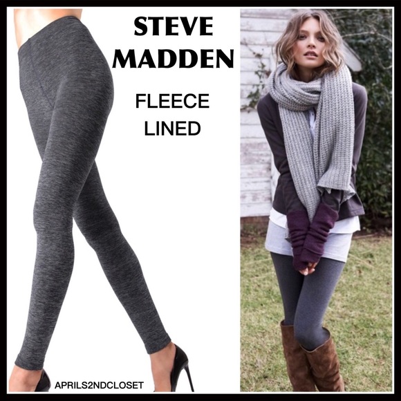 FLEECE LINED FOOTLESS LEGGING TIGHTS A2C - Picture 6 of 6